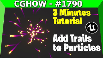 UE5 Niagara - Add Trails to Particles: 3-Minute Tutorial