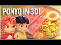 Ponyo 3D Ramen & Ham scene - Studio Ghibli