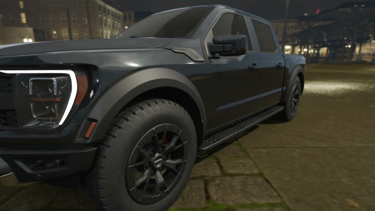 3M Gloss Black G12 Vinyl Wrap on Ford F150 Raptor Showcase