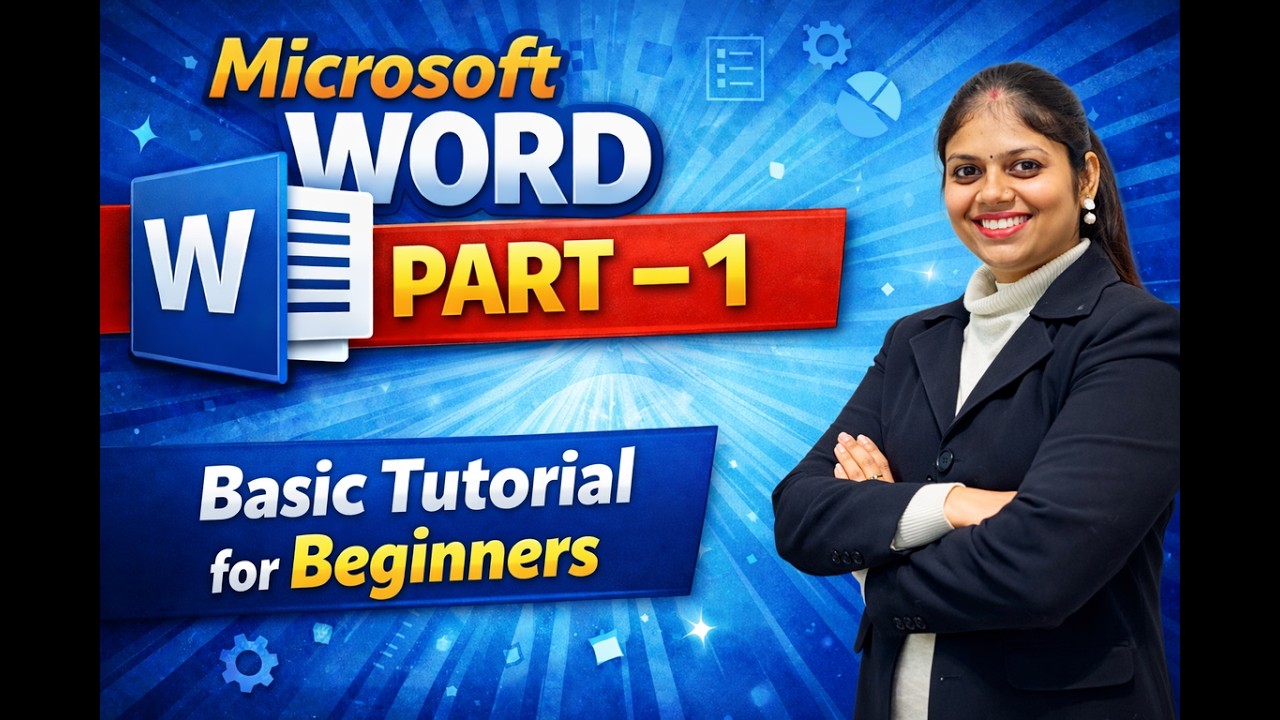 MS Word 2007 Part – 1 | Basic Tutorial for Beginners - YouTube