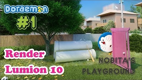 LUMION 10 - CLASS & PLAYGROUND OF NOBITA - 3D MODEL SKETCHUP