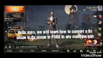 Simple trick to convert 3x scope to 8x in PUBG