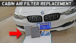 BMW F30 F31 CABIN AIR FILTER LOCATION REPLACEMENT 328i 320i 335i 316i 318i 316d 318d 320d 325d 328d