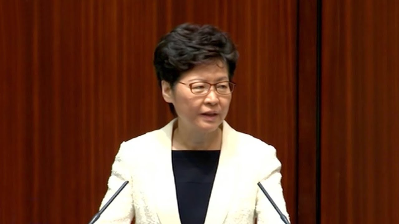 Hong Kong leader fields questions on Facebook
