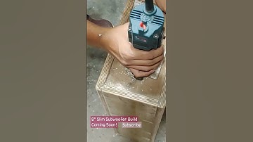 Thumbnail of 8 inch Slim Subwoofer Build| Heavy Bass
