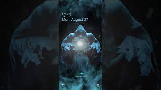 Galaxy Premium Theme - Dark Winter Mage Animated Lockscreen Resimi