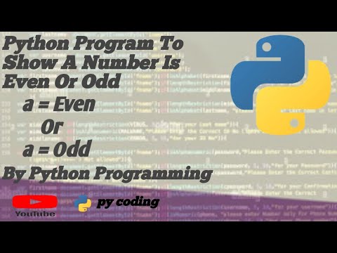 Python Program To Find The Number Is Either Even Or Odd