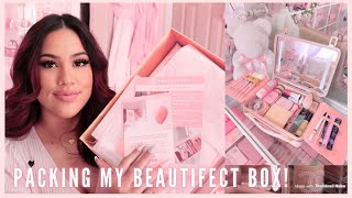 PACK MY MAKEUP WITH ME! UNBOXING MY NEW ORGANIZER!