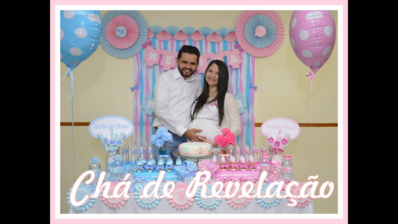 CHÁ DE REVELA u00c7ÃO A FESTA(Fotos) YouTube -> Decoração Cha De Fralda Revelação CHÁ DE REVELA u00c7ÃO A FESTA(Fotos) YouTube -> Decoração Cha De Fralda Revelação