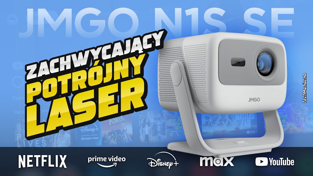 Domowe kino premium — Test projektora JMGO N1S SE  z Android TV i potrójnym laserem