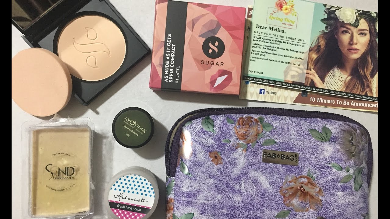 FabBag April 2017 Unboxing and Review