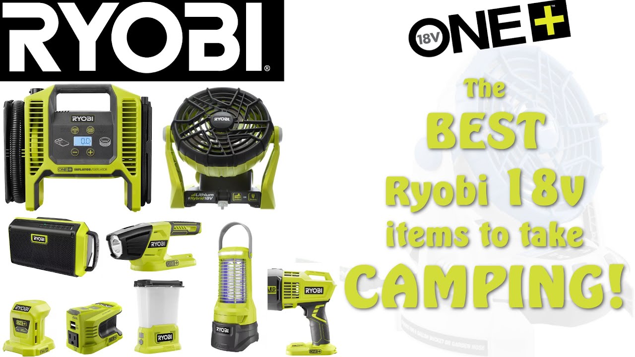 リョービ RYOBI ADVENTURE CARBON 70 MAGTEC 6 Essential Ryobi 18v Tools for Camping - YouTube