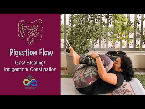 20 minute yoga for Digestion and Bloating | Yoga For IBS, Constipation