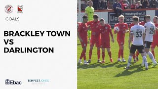 Goals: Brackley Town v Darlington