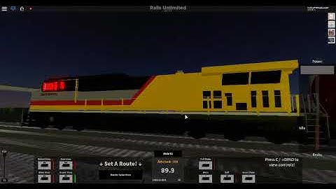 ROBLOX Rails Unlimited *NEW* Halloween Train