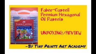Unboxing Faber-Castell premium oil pastels,pack of 60