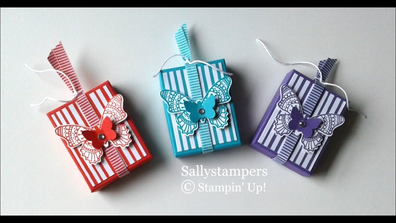 MINI POST IT NOTES - Beginners Crafting Part 4 - SandraR UK Stampin' Up!  Demonstrator Independent 