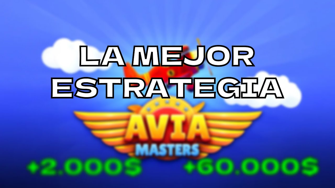 MEJOR ESTRATEGIA AVIA MASTERS | Jugando al avia master en 1win