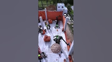 Watch This AI Robot Build Perfect Walls in Real Time #construction #robotics #innovation