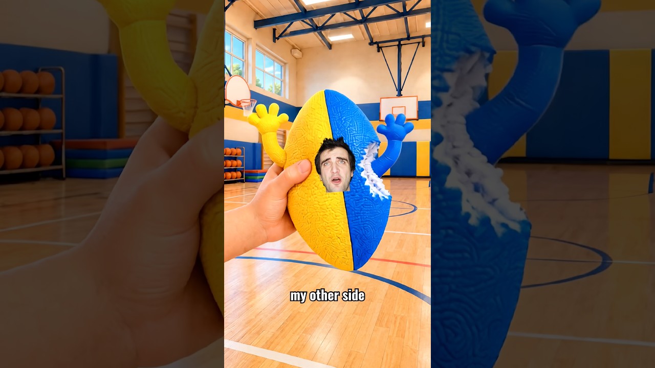 When The Foam Ball Always Has A Bite Taken Out Of It 🤣 #shorts #relatable