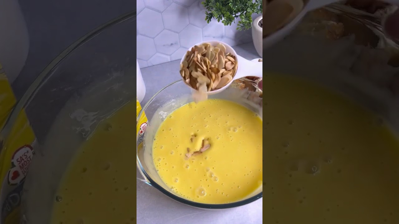 4 Ingredient Doughnut 🍩 Custard Pudding 