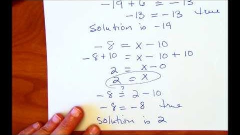 Addition Principle of Equality