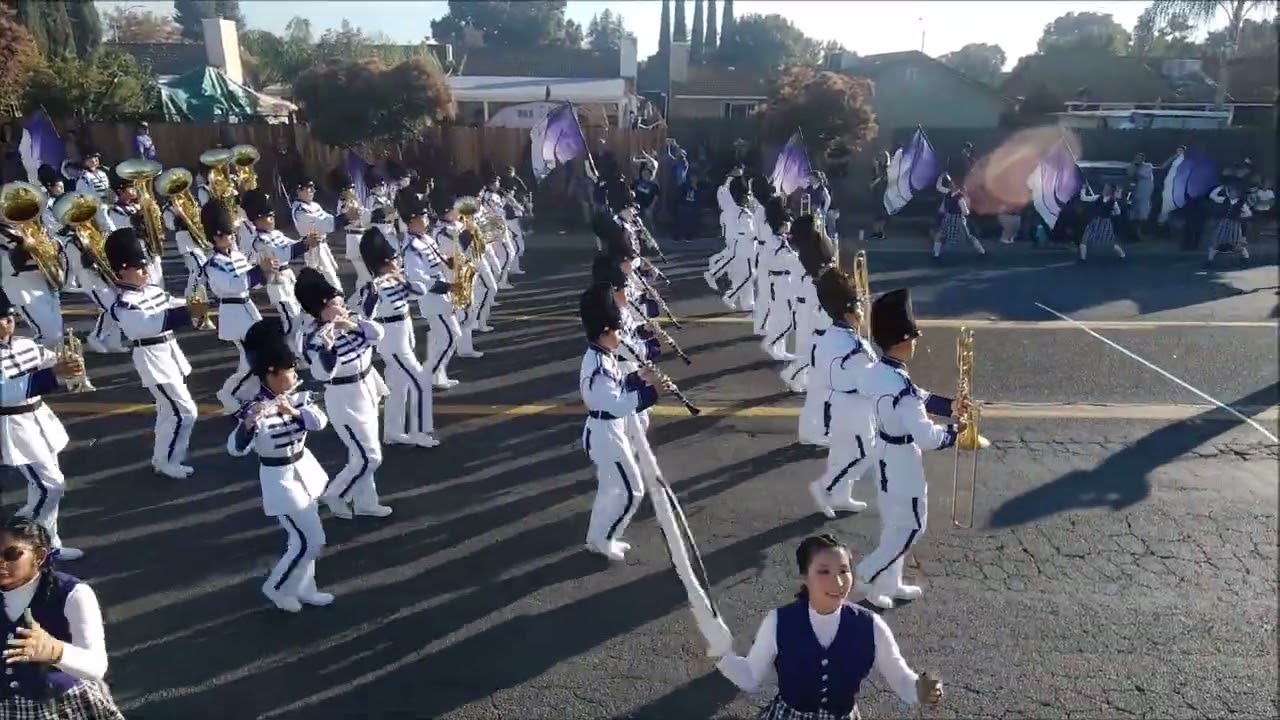 Franklin High School Wildcats Soundpower Marching Band at the 2025 Central California Band Review