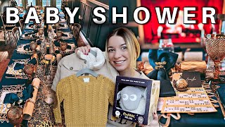 MY BABY SHOWER VLOG! Baby Shower Haul + Christmas Gifts \/ ELTORIA