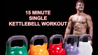 15 MIN: The BEST Single Kettlebell Workout (Follow Along)