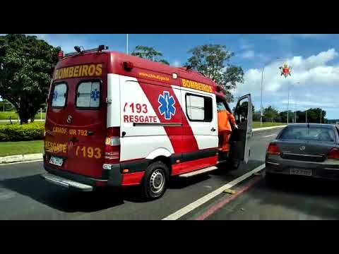 Ciclista de 64 anos fica ferida após colidir com carro no Lago Norte