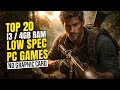 Top 20 Low-Spec PC Games That Run Smooth on i3 | 4GB | 8GB RAM (2026)