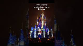 WALT DISNEY PROJECTIONS ADDED TO ENCHANTMENT AT MAGIC KINGDOM!! #shorts