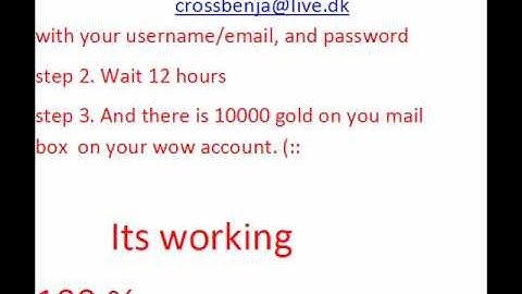 world of warcraft money hack 100% working (: patch 3.3.3