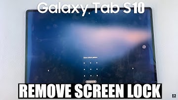 How To Remove PIN, Password or Pattern From Samsung Galaxy Tab S10 / S10 Ultra