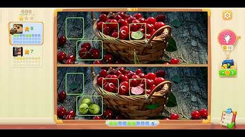 5 Differences Online Game level 698 part 2