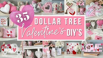 35 DOLLAR TREE VALENTINES DAY 2025 DIYs | Easy High End VALENTINE