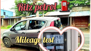 #marutisuzuki Maruti Ritz Petrol, Mileage Test, #ritz