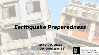 C2C Care Earthquake Preparedness