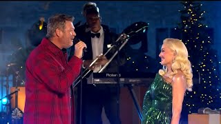 Video thumbnail of "Gwen Stefani and Blake Shelton at the 90th Annual Christmas in Rockefeller Center, November 2022"