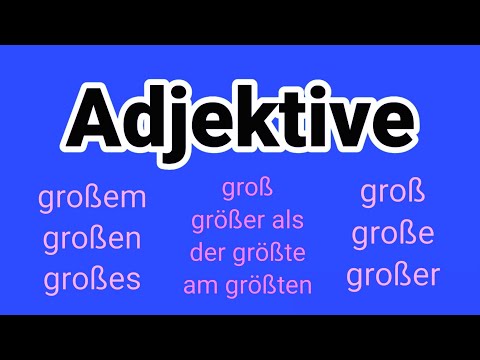 Video: Ist faulig ein Adjektiv?