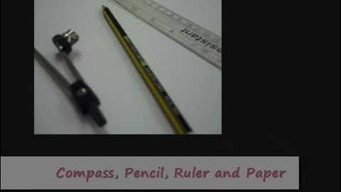 Constructing a Triangle given Three Sides