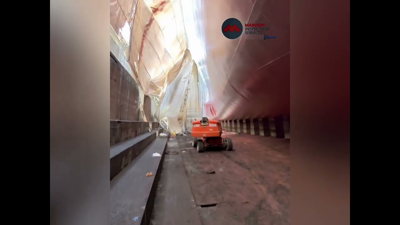 Marine Coatings Inspector Day in the Life: Take a Walk Underneath a 33,000 ton ship with me!