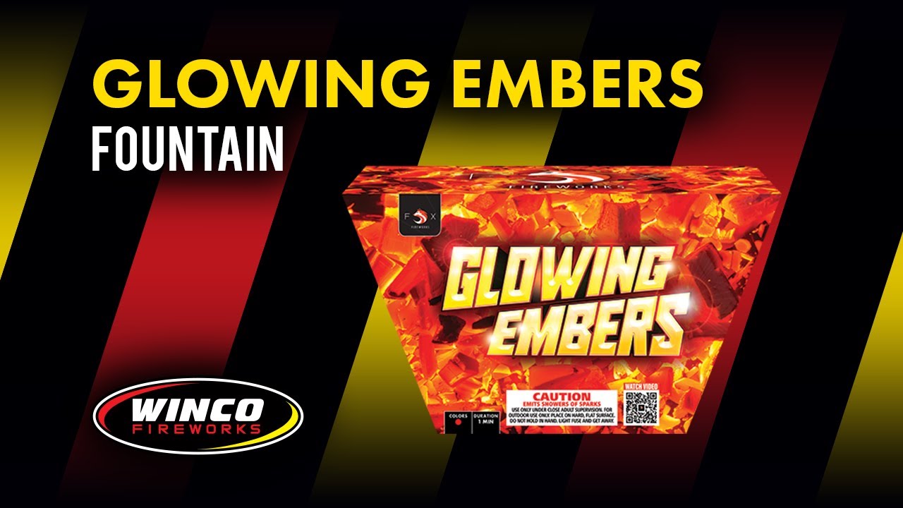 Glowing Embers by Fox Fireworks 4/1 FNF231