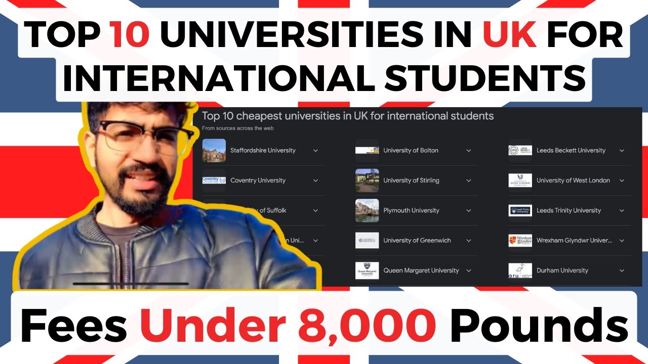 Top 10 cheapest universities for international students in uk 2024 ...