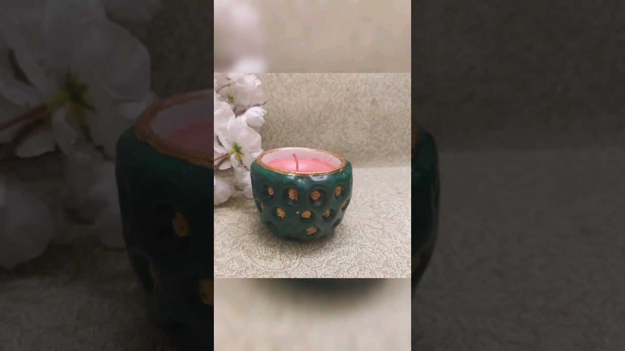 how to reuse old tea cup | diy candle making ideas from waste 