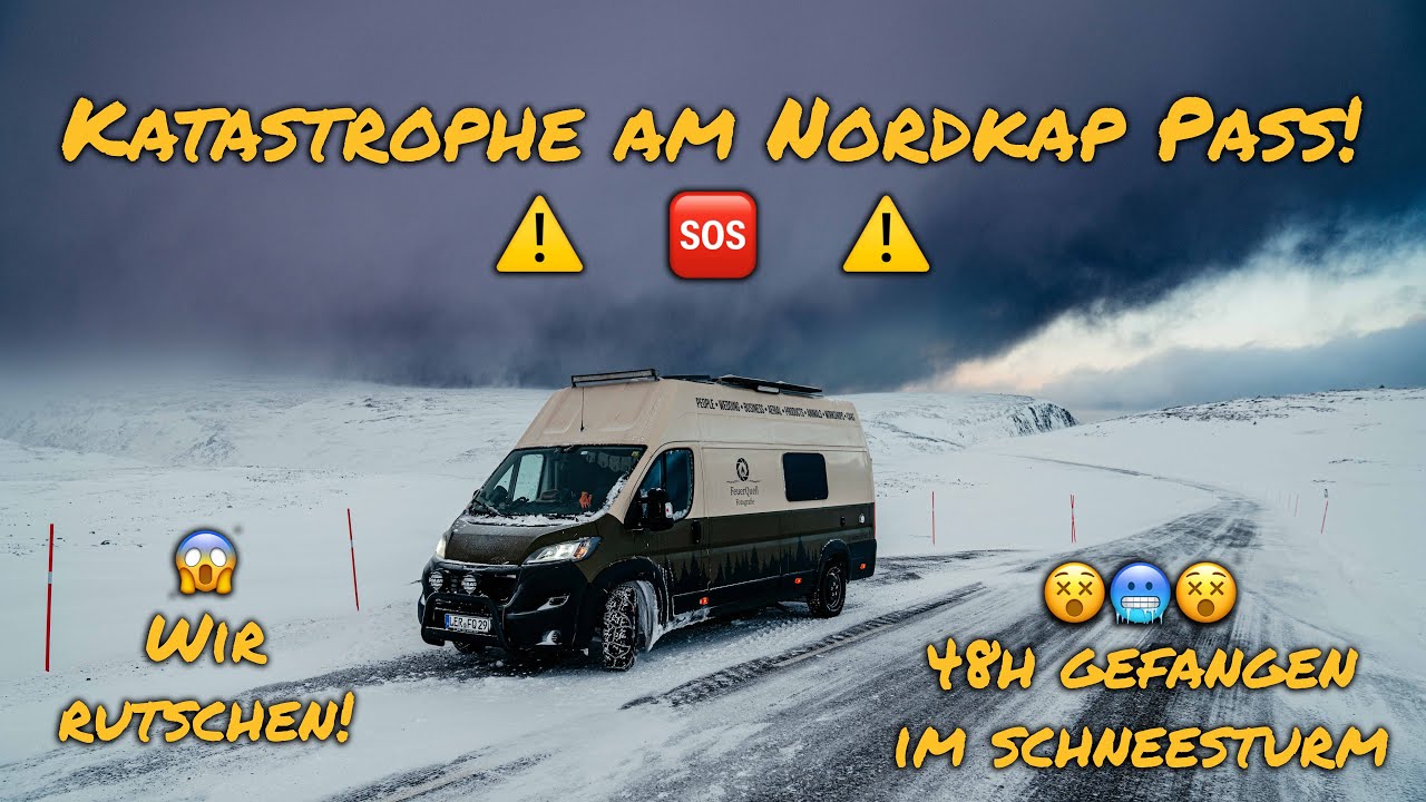 VANLIFE WINTER 🥶🚐 EXPEDITION NORDKAP endet in Katastrophe 😱🤯- Vlog 6