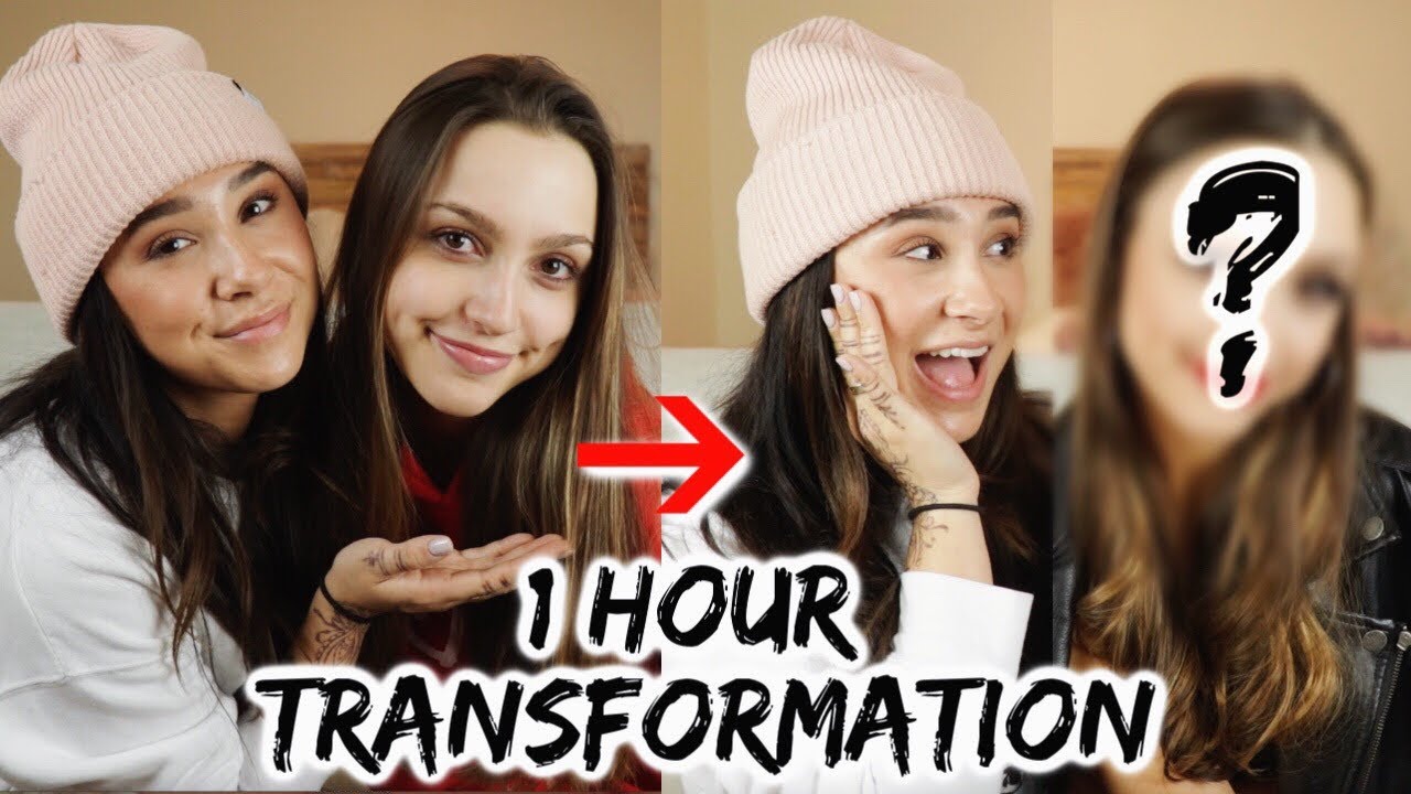 Transforming my little sis into a baddie!