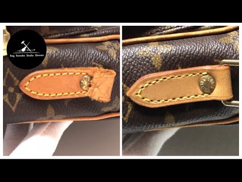 I made a Louis Vuitton AirPods Case using an Old Bag #upcycling