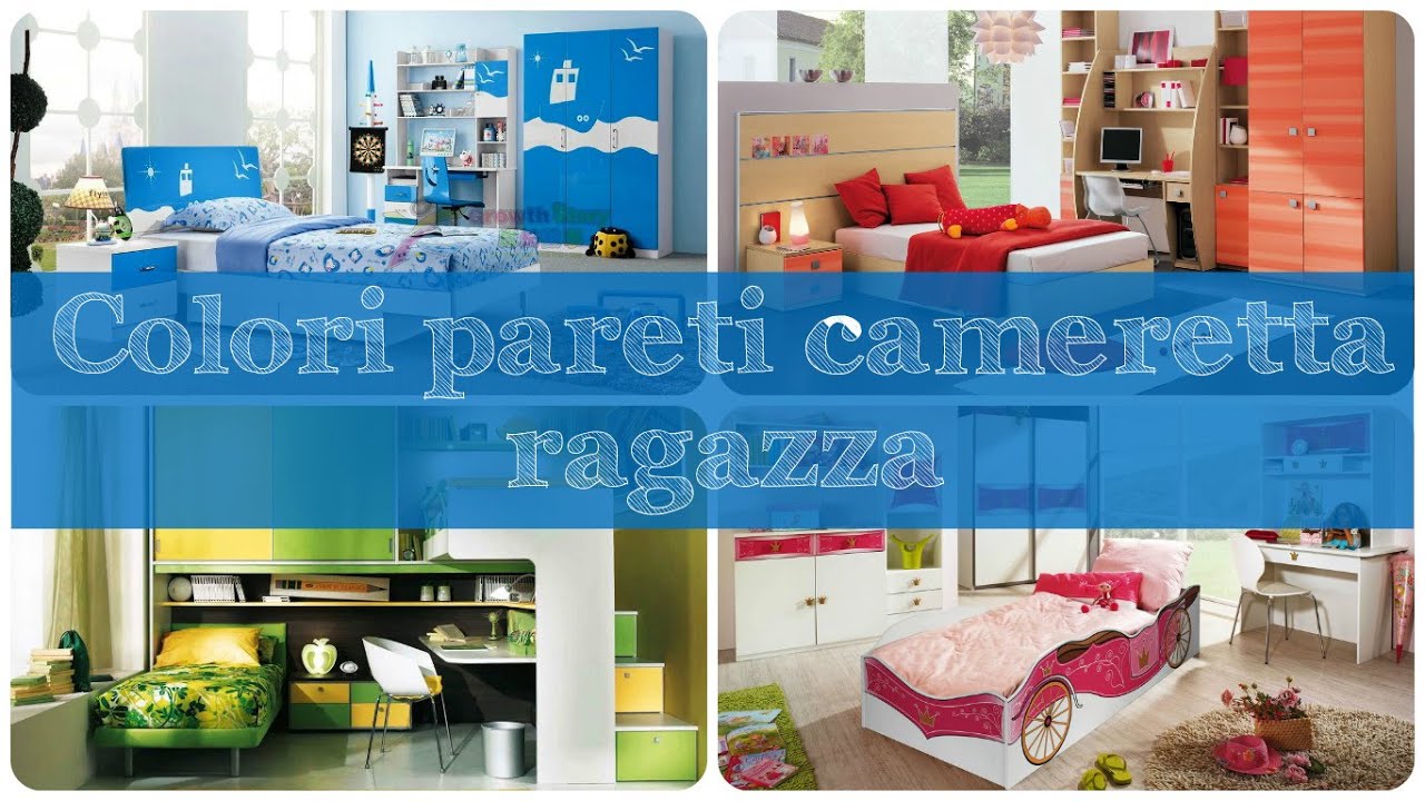 Colori pareti cameretta ragazza youtube Colori per camera bambini