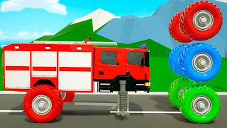 Bingo Song - Find The Right Wheel - Baby Nursery Rhymes & Kids Songs